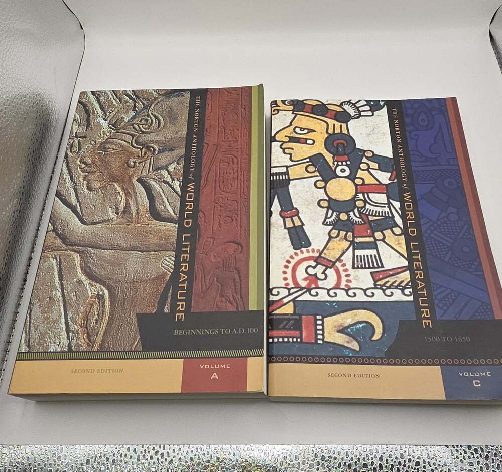 Norton Anthology of World Literature Books Vol A, C